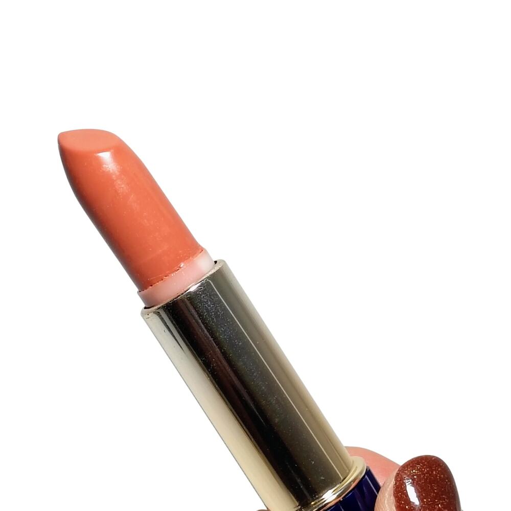 Vintage Estee Lauder Spiced Rose All Day Lipstick Discontinued Ribbed Tube NOS